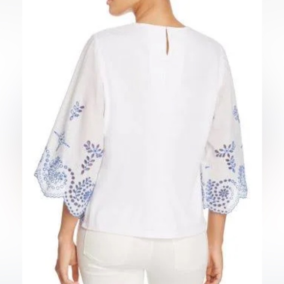 Tory Burch Mariana Top in White Size XL - Picture 4 of 16